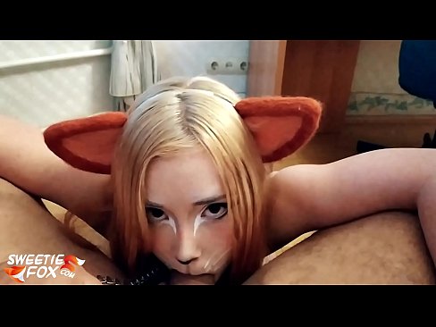 ❤️ Кицунэ заглотить хуй и сперма в рот Анальное видео на порно сайте com-porn-zog.ru ️❤